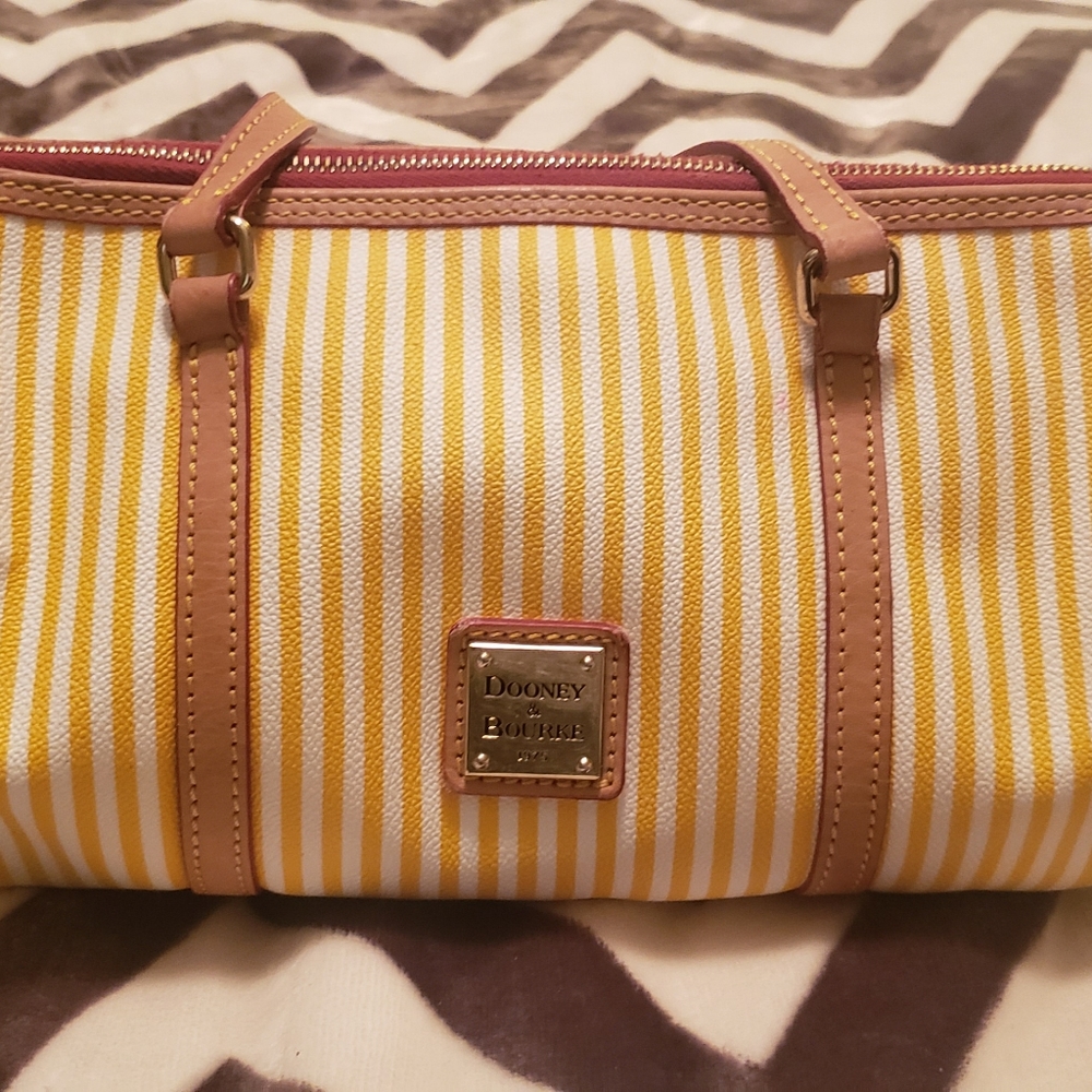 Dooney & Burke Yellow Barrel Handbag